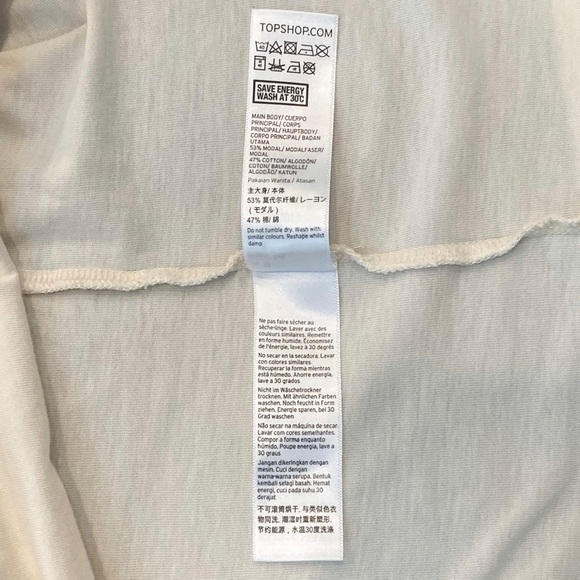 Topshop Flared Sleeve Shirt - Picture 6 of 6